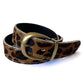 Cinturón Leopardo pelos oro